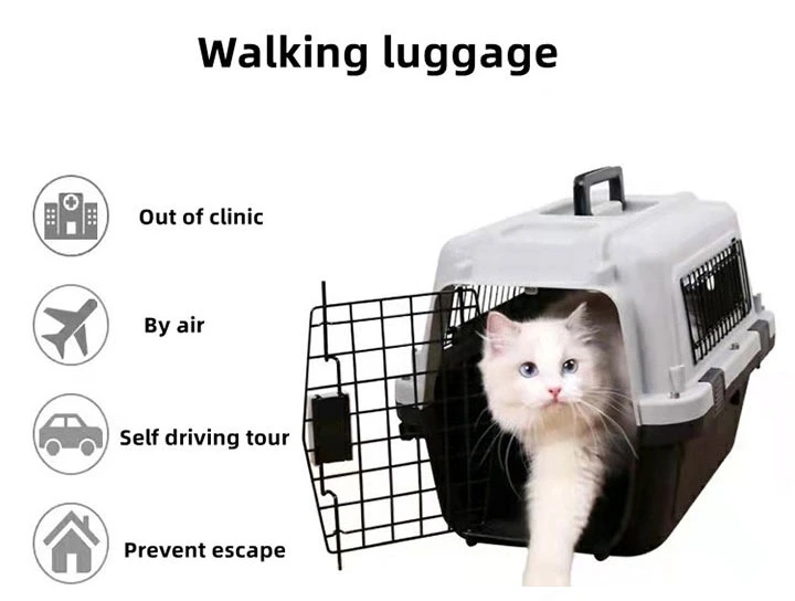 Wholesale Pet Carrier Airline Approved Plastic Wire Door Dog Crate